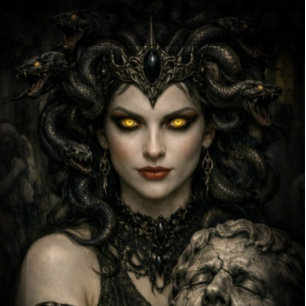 The Gaze of Eternal Silence Duvet Cover