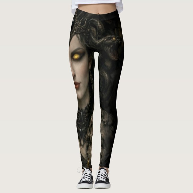 The Gaze of Eternal Silence Leggings (Front)