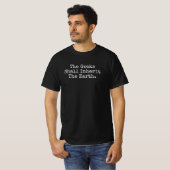 The Geeks Shall Inherit the Earth Parody Dark T-Shirt (Front Full)