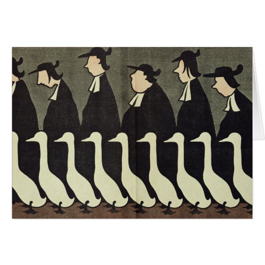 The Geese, anti-clerical Cards (Front Horizontal)