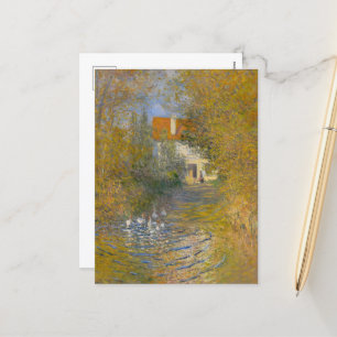 The Geese by Claude Monet Holiday Postcard