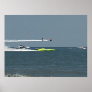 The GEICO Skytypers and Miss GEICO. Poster