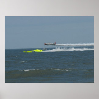 The GEICO Skytypers and Miss GEICO. Poster