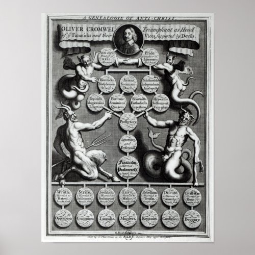 The Genealogy of the Anti_Christ Oliver Poster