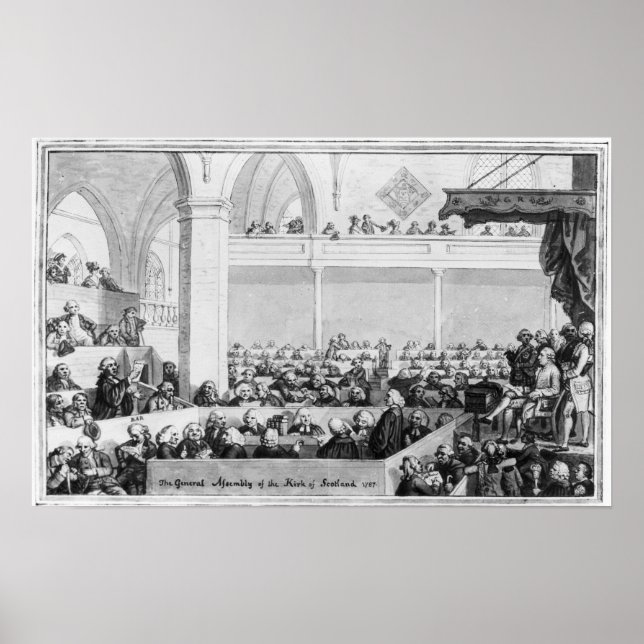 The General Assembly of the Kirk of Scotland Poster (Front)
