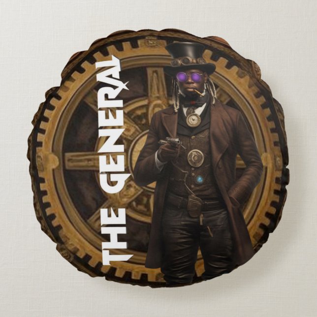 The General  Round Pillow (Front)