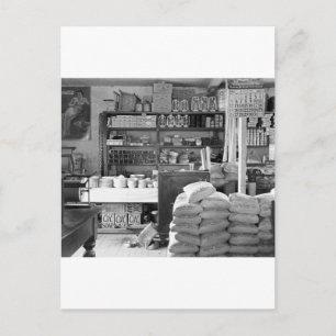 The General Store, Moundville, Alabama: 1936 Postcard