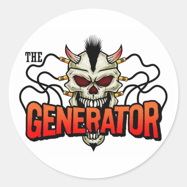 THE GENERATOR Sticker (Front)