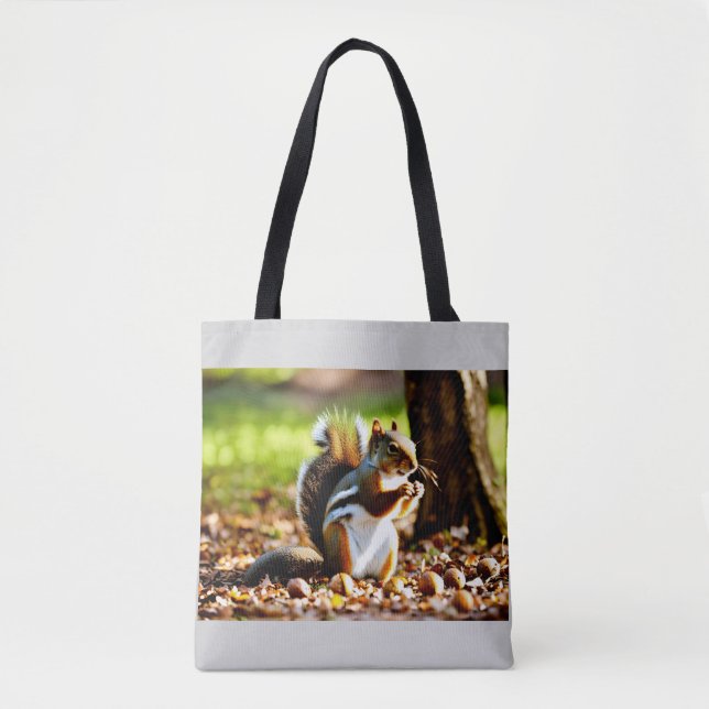 The Generous Squirrel Tote Bag (Front)
