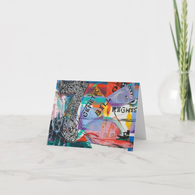 The Genetic Bill of Rights Painting #7 Card (Front)