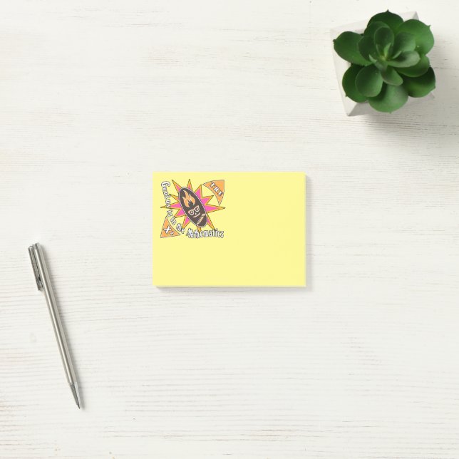 The genius is in the mathematics post-it notes (Office)