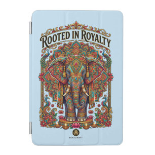 The Gentle Giant: Artistic Elephant Design iPad Mini Cover