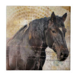 The Gentle One, A draft horse Tile