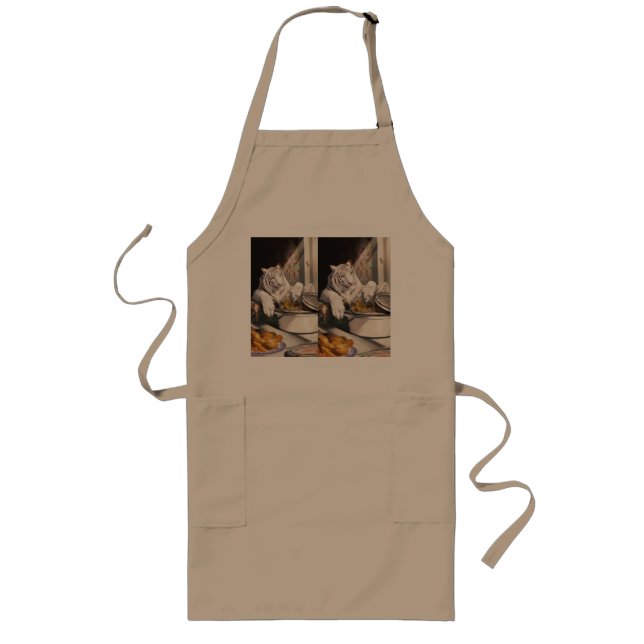 The Gentle Tiger Chef Long Apron (Front)