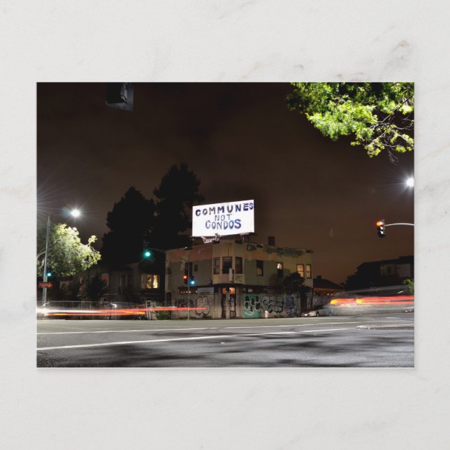 The Gentrification War Postcard (Front)