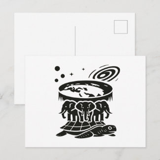 The Geocentric Universe in Symbolic Form Postcard