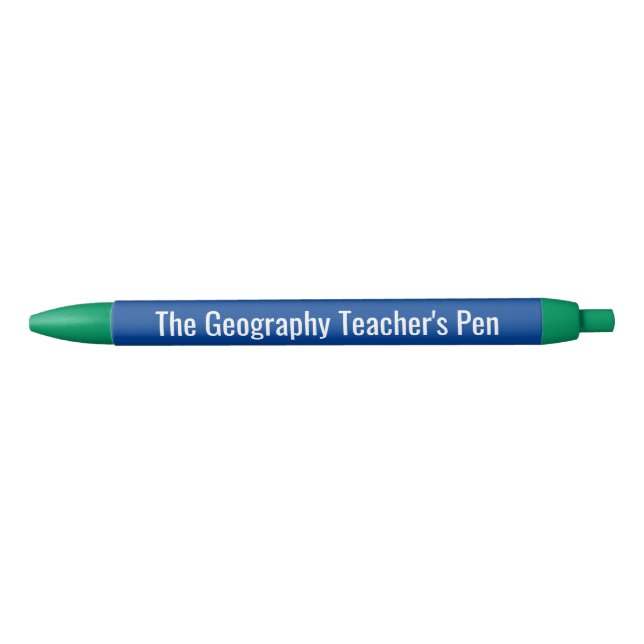 The Geography Teacher's Pen - Funny Teacher Gift (Front)