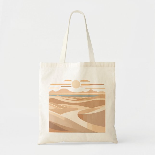 The Geometric Desert Tote Bag (Front)