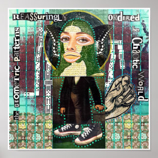 The Geometric Patterns by Natalie Schorr Poster