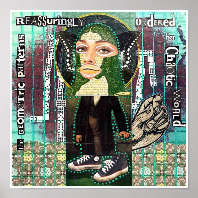 The Geometric Patterns by Natalie Schorr Poster (Front)