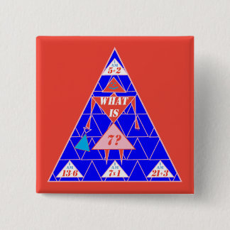The Geometrics-Button-Triangle-Age 7 Pinback Button