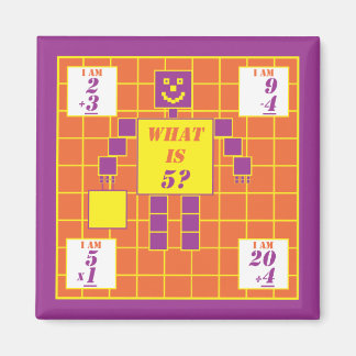 The Geometrics-Magnet-Square-Age 5 Magnet