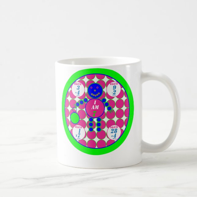 The Geometrics-Mug-Circle-Age 7 Coffee Mug (Right)