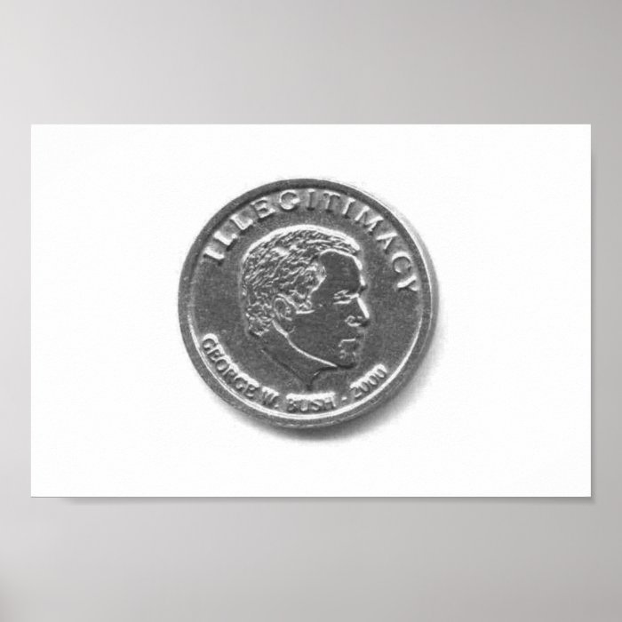 The George W Bush 2000 Stolen Election Coin Print