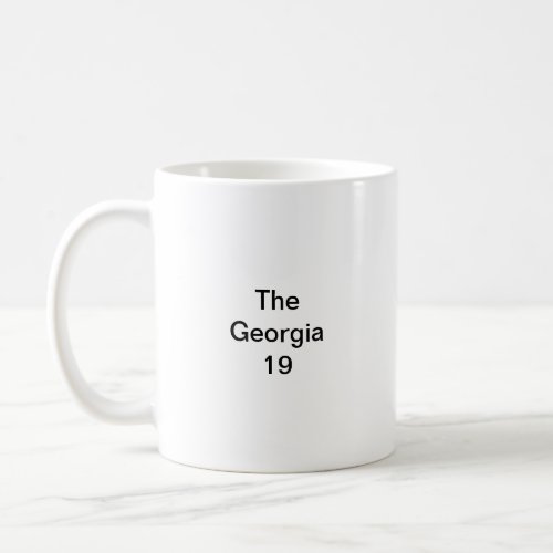 The Georgia 19 Mugshot Collage Coffee Mug