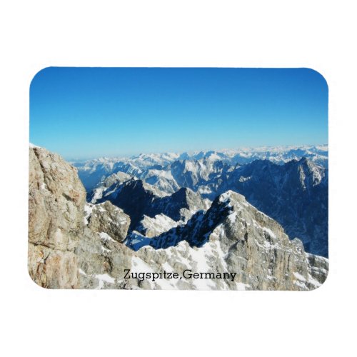 The German Alps Zugspitze Germany Magnet