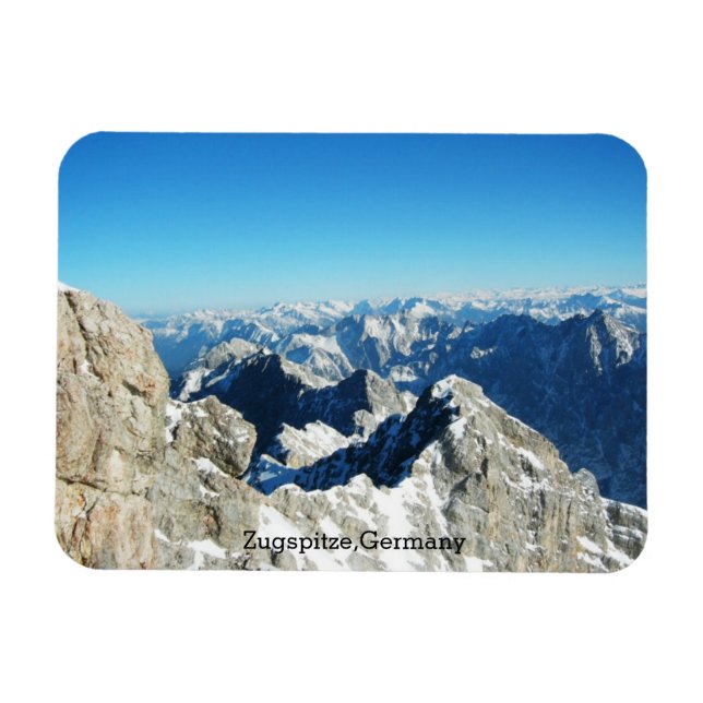 The German Alps, Zugspitze, Germany Magnet (Horizontal)