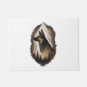 The German Shepherd 003 Doormat