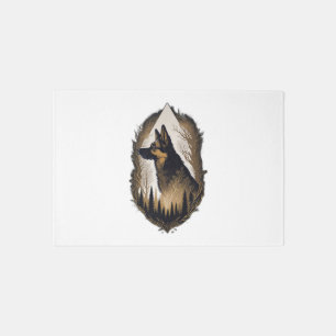 The German Shepherd 003 Rug