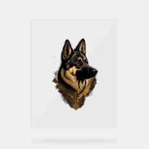 The German Shepherd 004 Acrylic Sign