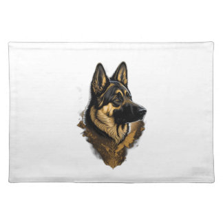 The German Shepherd 004  Cloth Placemat