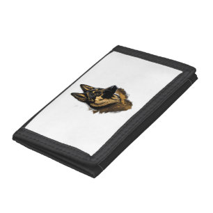 The German Shepherd 004 Trifold Wallet