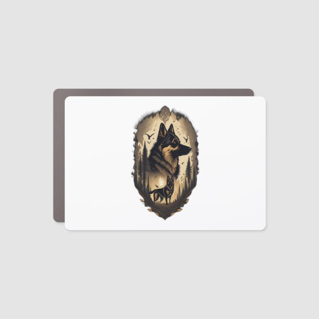 The German Shepherd 005  Car Magnet (Front)