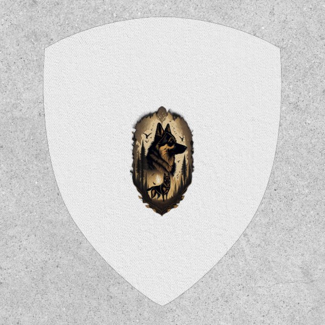 The German Shepherd 005  Patch (Front)