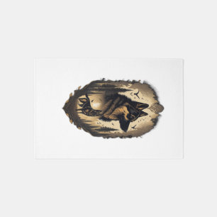 The German Shepherd 005 Rug