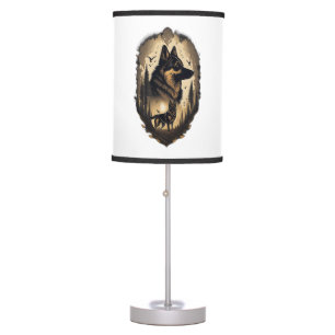 The German Shepherd 005 Table Lamp