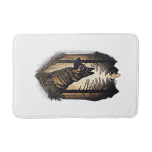 The German Shepherd 006 Bath Mat