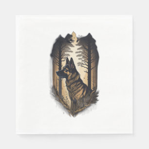 The German Shepherd 006 Napkins