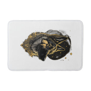The German Shepherd 007 Bath Mat