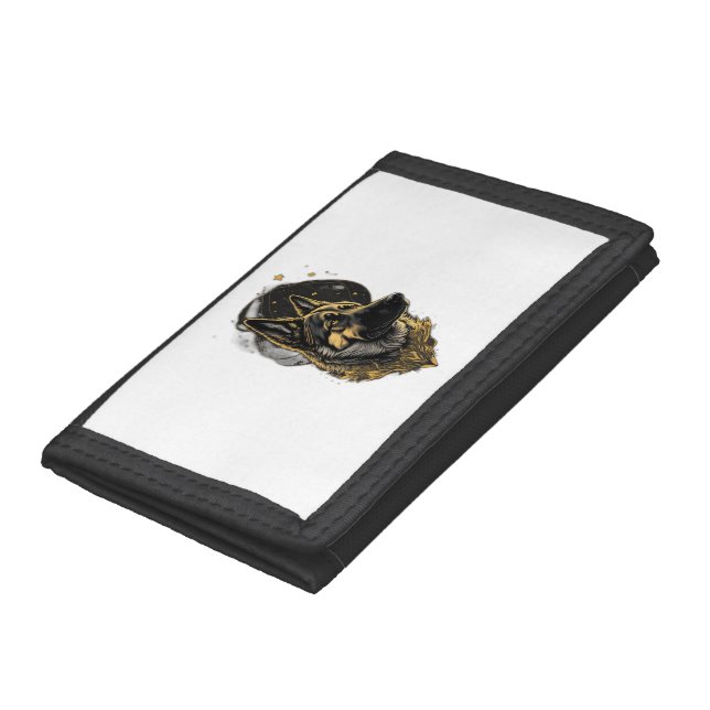 The German Shepherd 007 Trifold Wallet (Bottom)