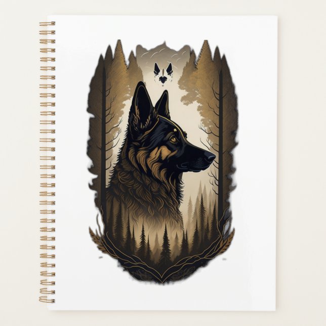 The German Shepherd 008  Planner (Front)