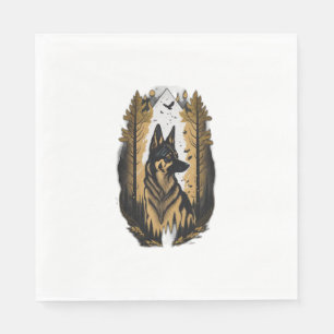 The German Shepherd 009 Napkins