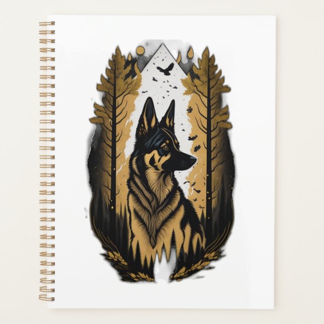 The German Shepherd 009  Planner (Front)