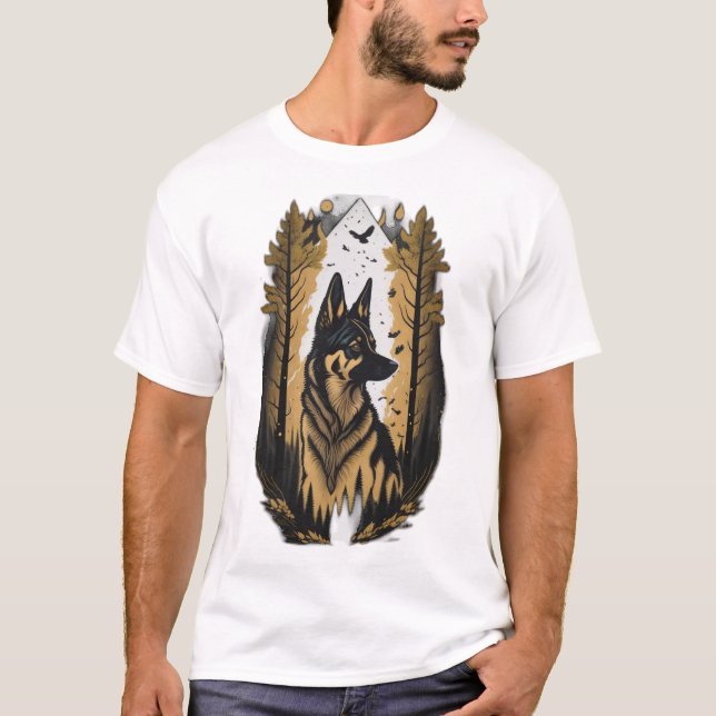 The German Shepherd 009  T-Shirt (Front)
