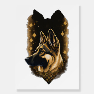 The German Shepherd 011 Foam Board