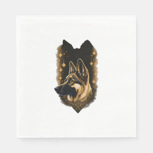 The German Shepherd 011 Napkins